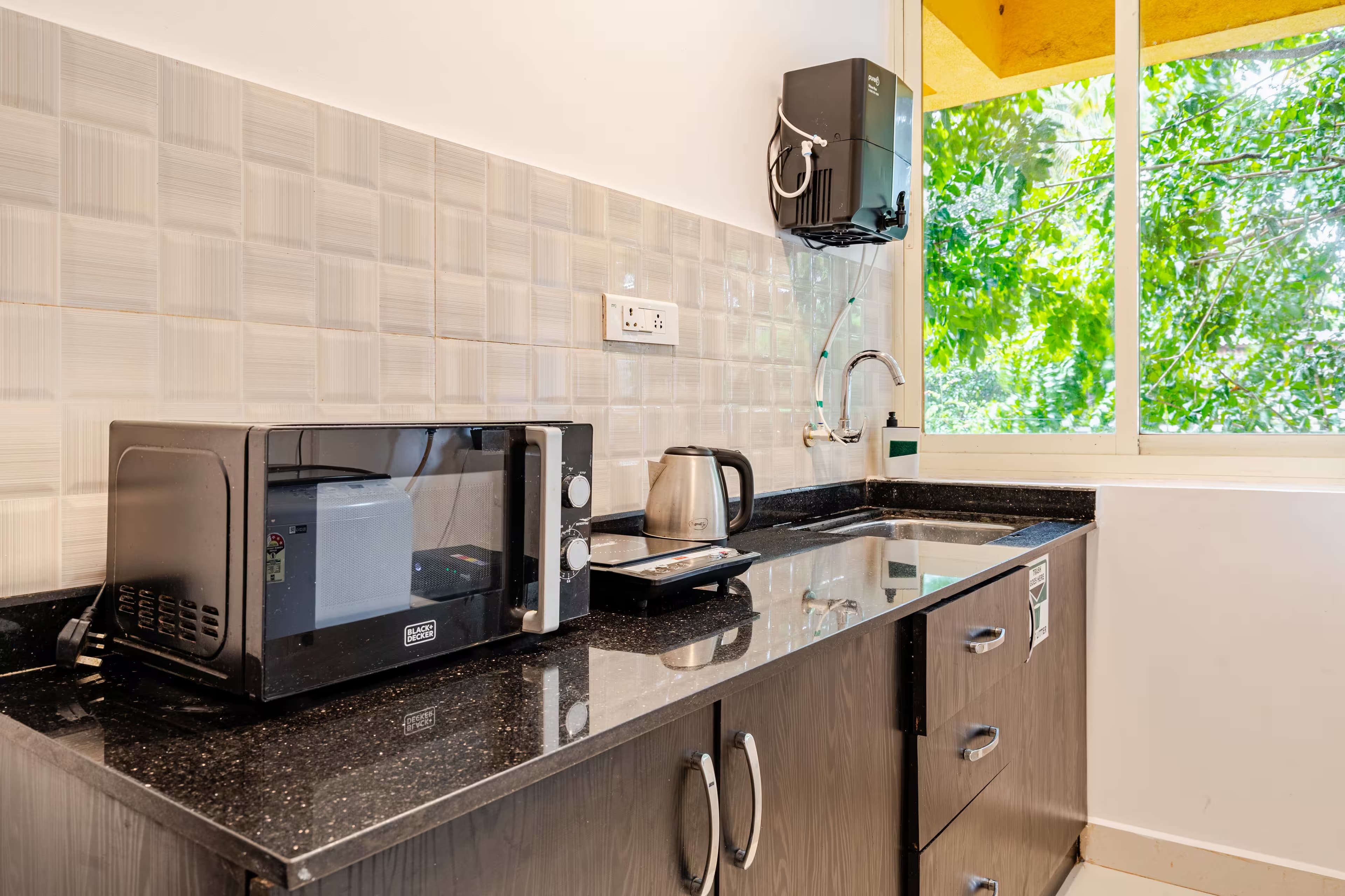 Vaga Bliss apartment balcony in Vagator Goa
