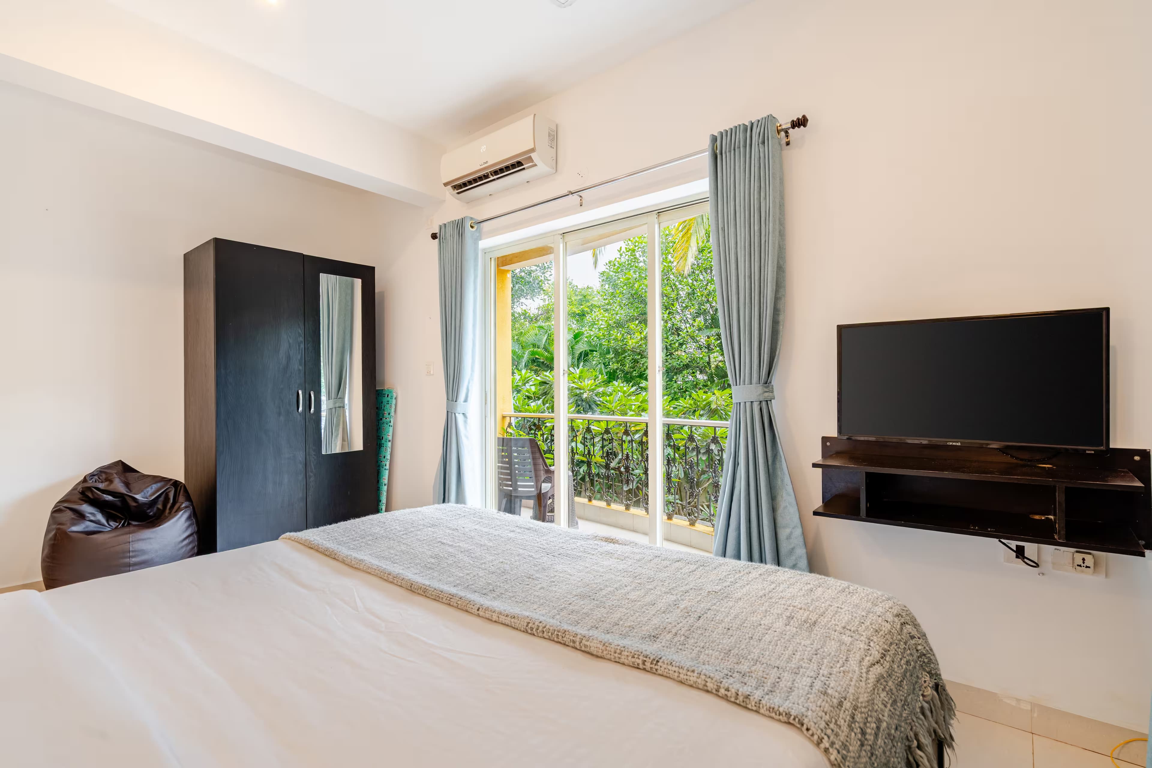 Vaga Bliss apartment exterior in Vagator Goa