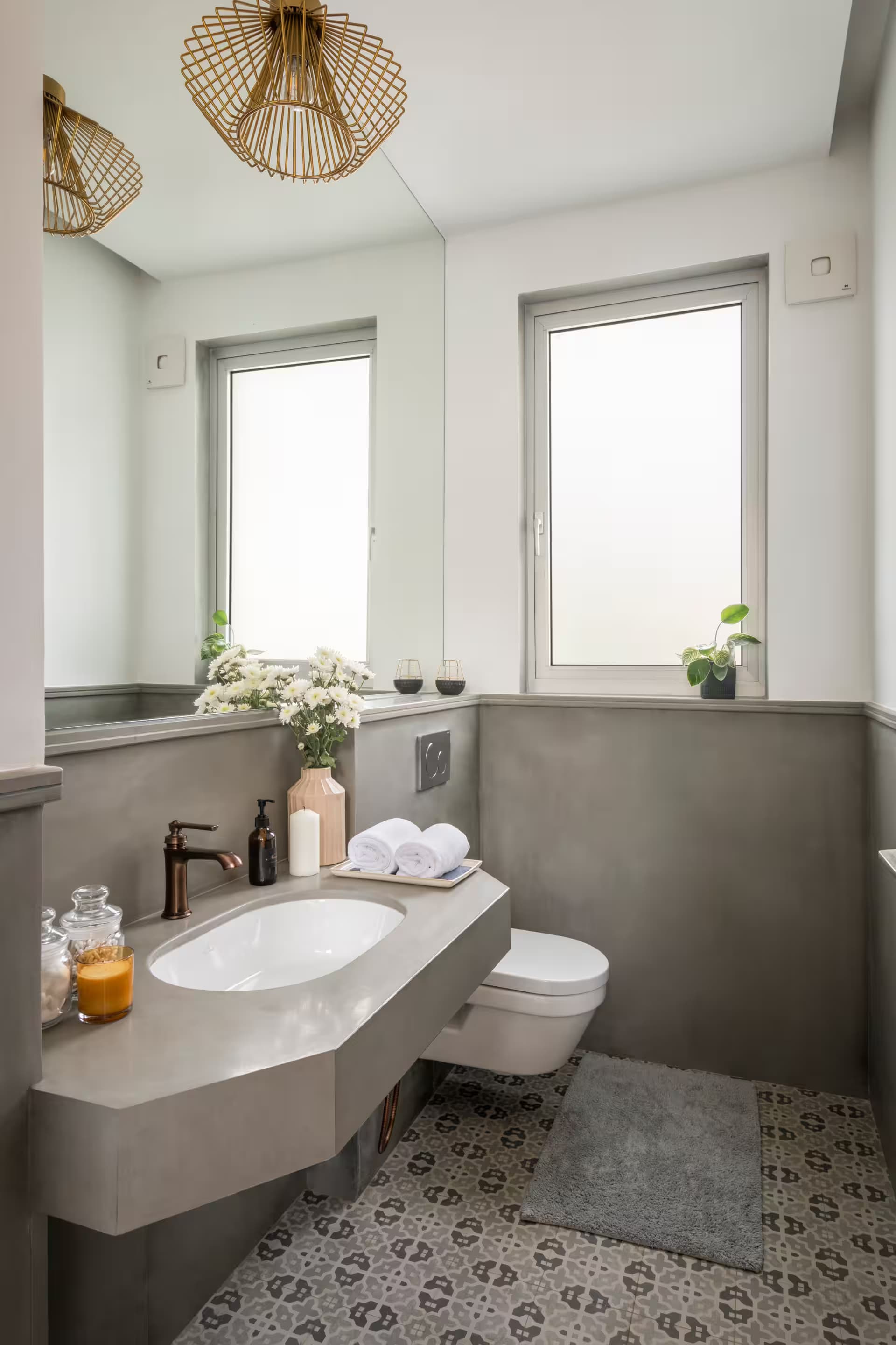 Villa A-2 bathroom in Anjuna, North Goa