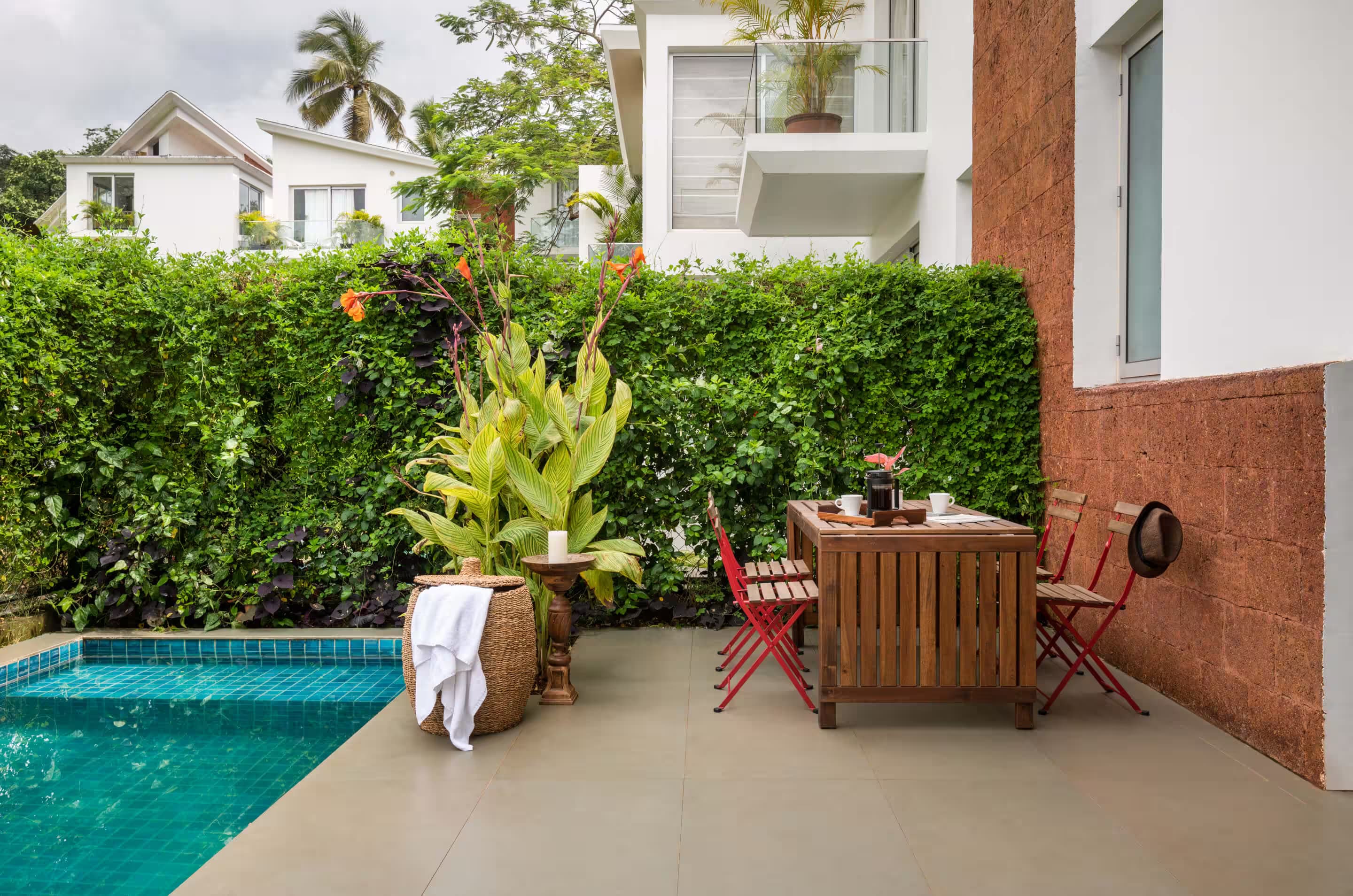 Villa A-2 3 BHK private pool villa in Anjuna, North Goa